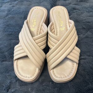 Platform Slip On Sandals